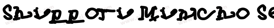 Shippori Mincho Semi字体转换
